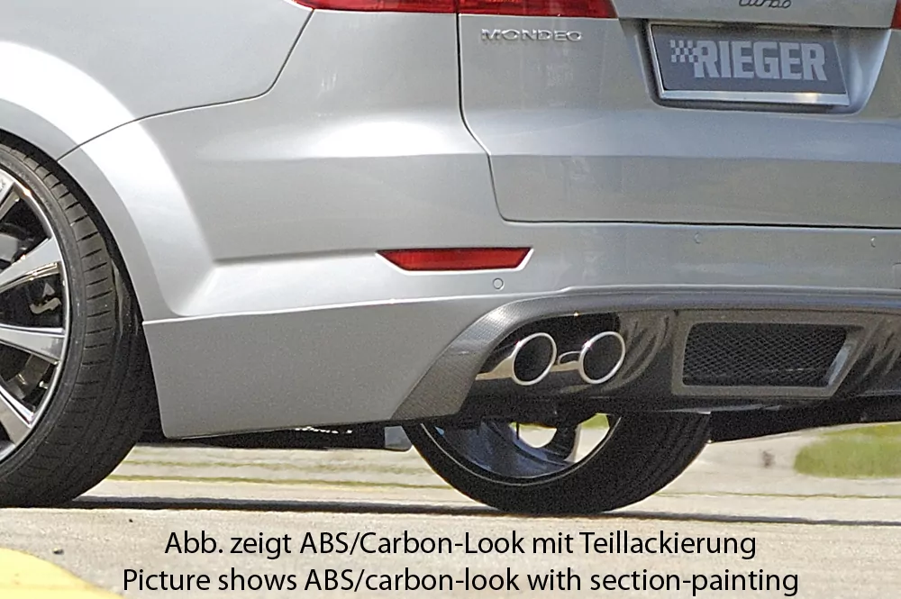 Rieger Heckschürzenansatz SG-Design für Ford Mondeo (BA7) - Turnier 03.07-09.10 (bis Facelift) carbon optik