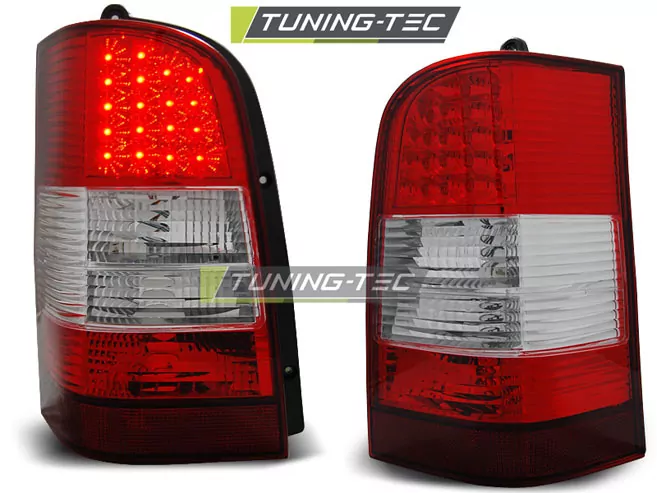 Led Tail Lights Red White Fits Mercedes Vito V-klasa W638 96-03