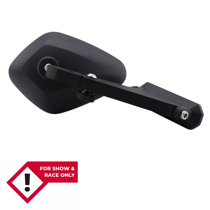 SHIN YO Verkleidungsspiegel Aluminium Schwarz (Paar)