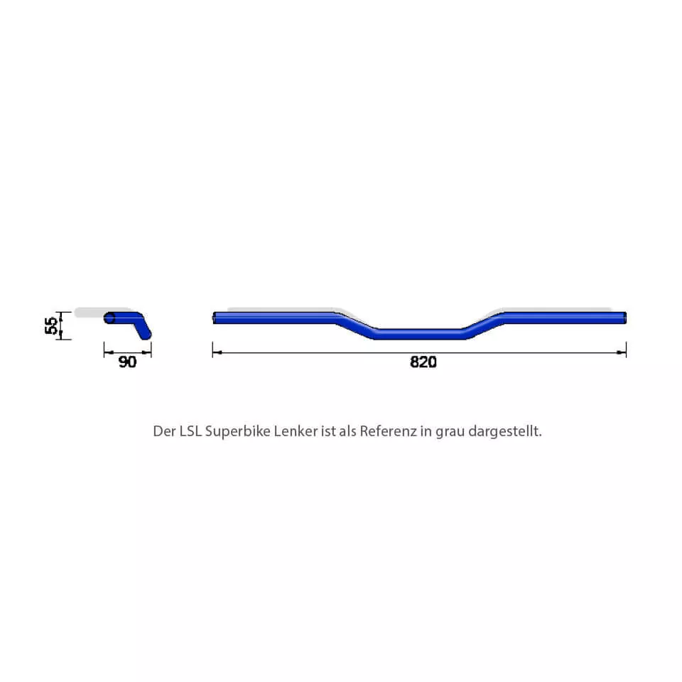 LSL Lenker Streetbar A00, Aluminium mit ABE