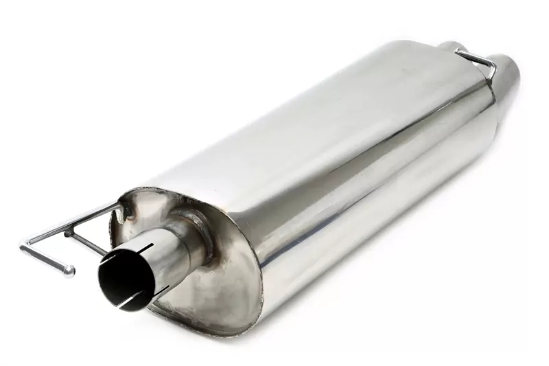 TA Technix Endschalldämpfer 2x76mm aus Rennsportanlage RSG4E276SC passend für Audi A3 8L / Seat Leon 1M / VW Golf IV