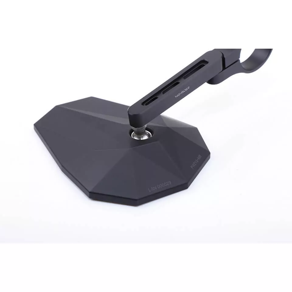 HIGHSIDER pro Stealth-X5, Lenkerendenspiegel, Kurz, Matt-Schwarz (1 Stk.)