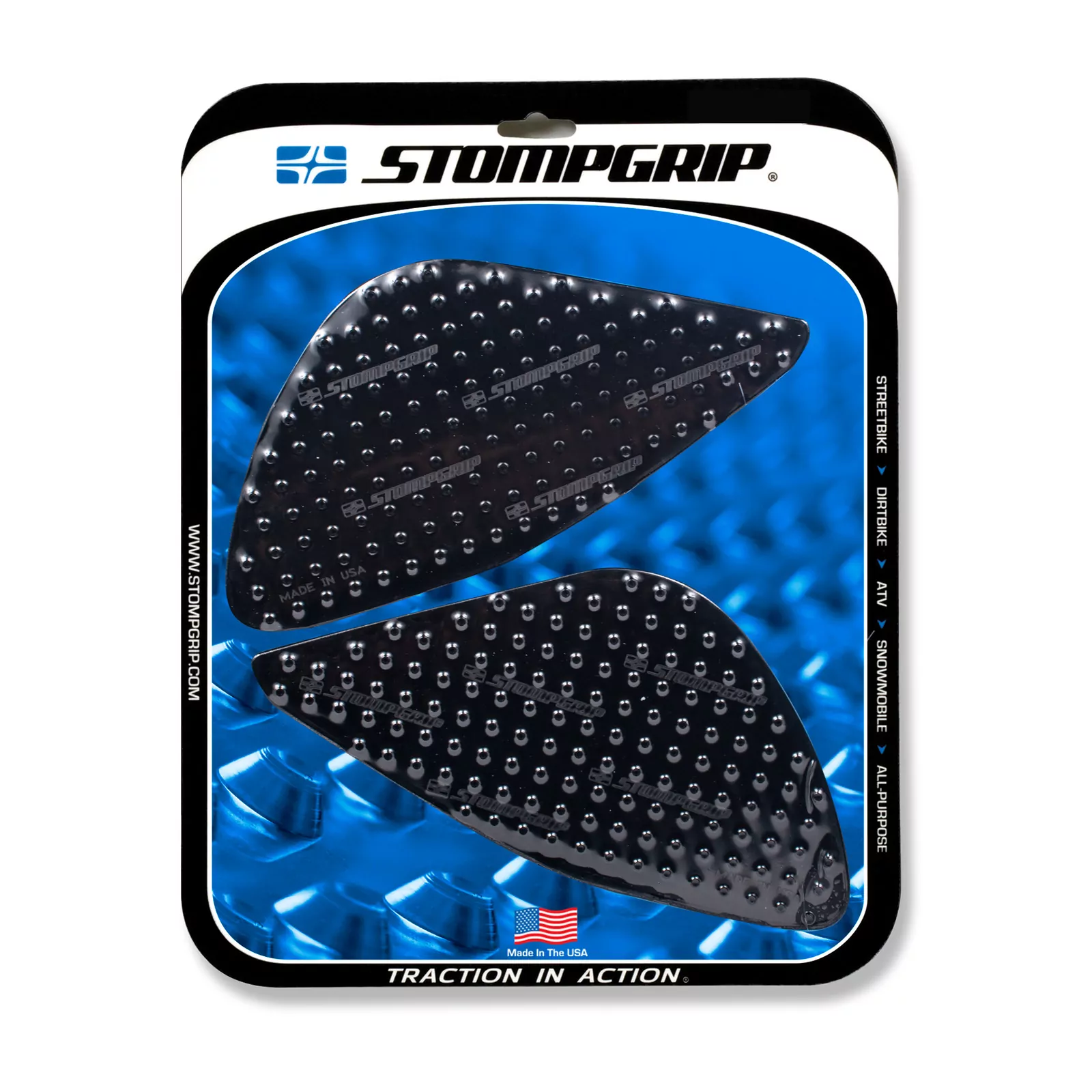 Stompgrip Traction Pad Volcano für Yamaha MT-09 21-22 Schwarz