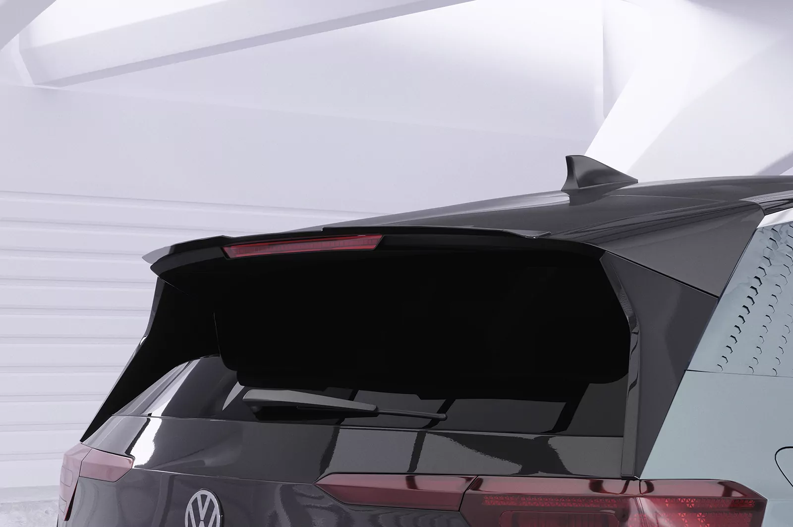 Heckflügel mit ABE für VW ID.3 HF620 Strukturiert (schwarz matt)
