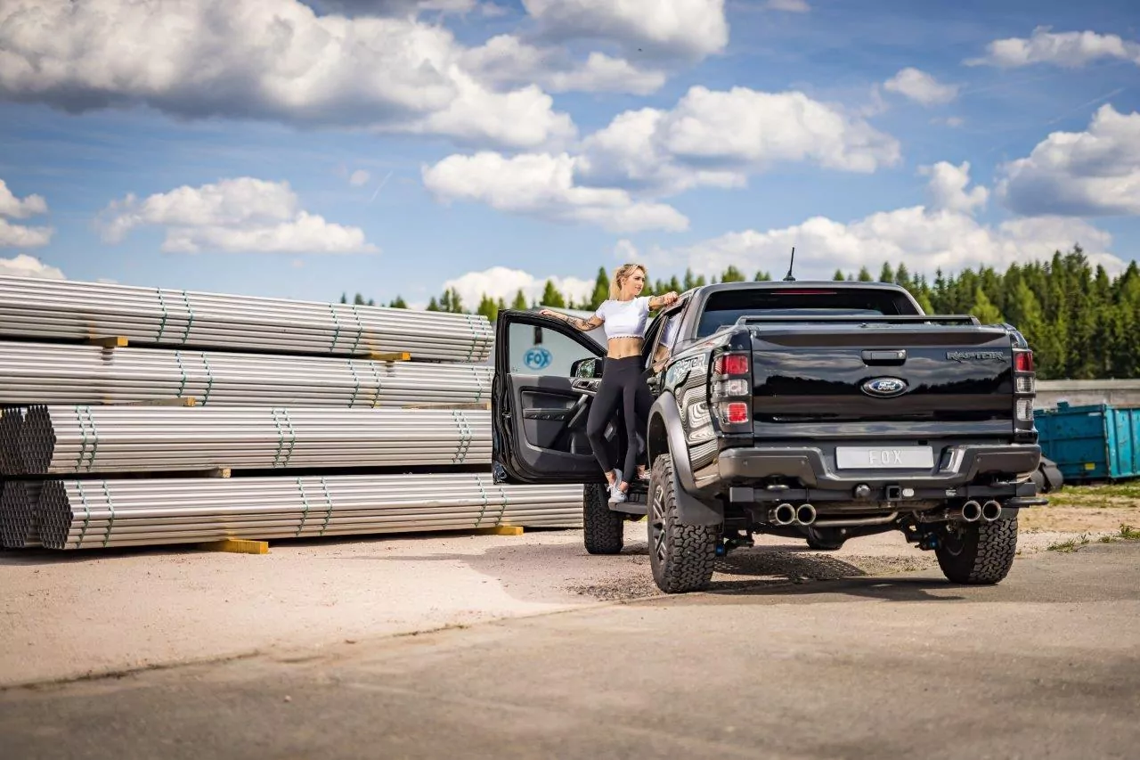 Ford Raptor - Doppelkabine Endschalldämpfer Sidepipe, Ausgang rechts/links - 2x100 Typ 25 rechts/links