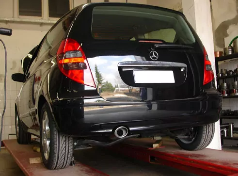Mercedes A-Klasse W169  Endschalldämpfer - 115x85 Typ 33