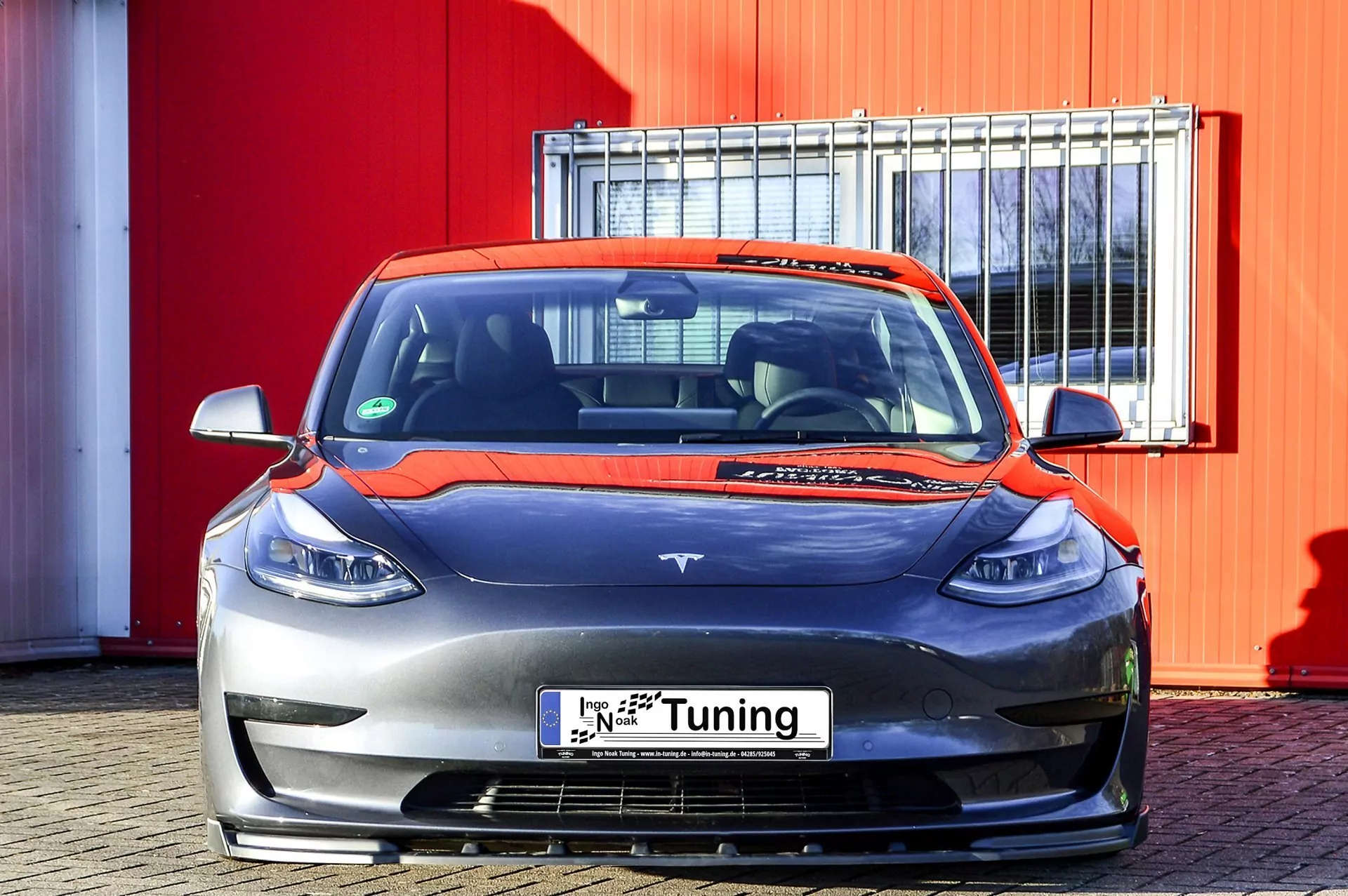 CUP Frontspoilerlippe mit Wings für Tesla Model 3 ab Bj. 2017-
