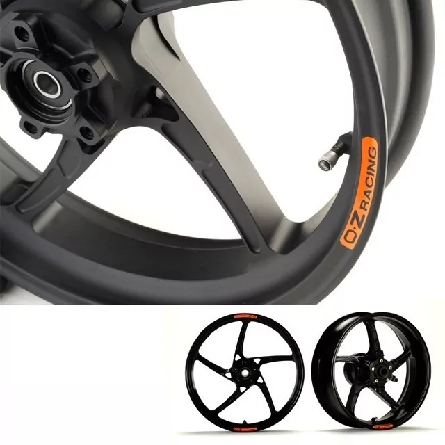 OZ Piega Aluminium Satz schwarz matt eloxiert für Honda VTR1000SP1/SP2 SC45 2000-2006 und RVT1000R RC51 2000-2006