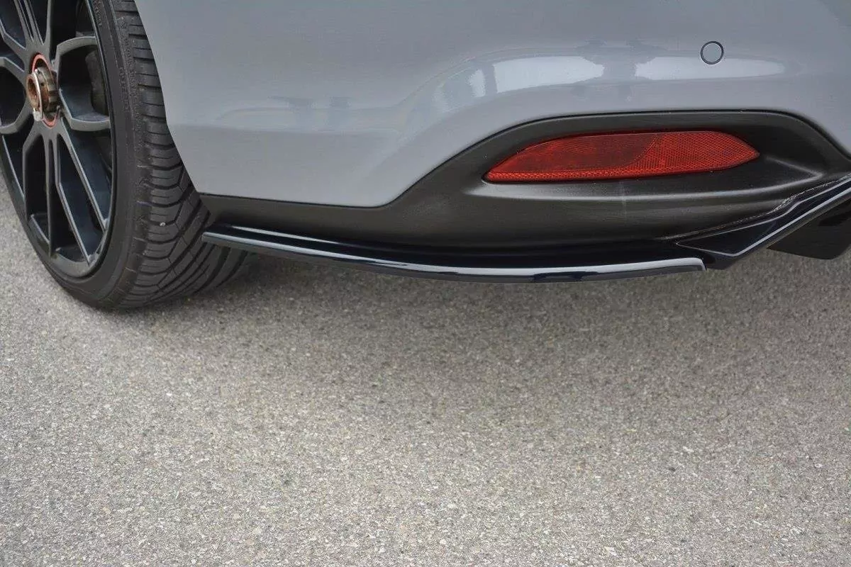 Heck Ansatz Flaps Diffusor Passend Für Diffusor Passend Für Fiat Tipo S-Design Schwarz Hochglanz Schwarz Hochglanz