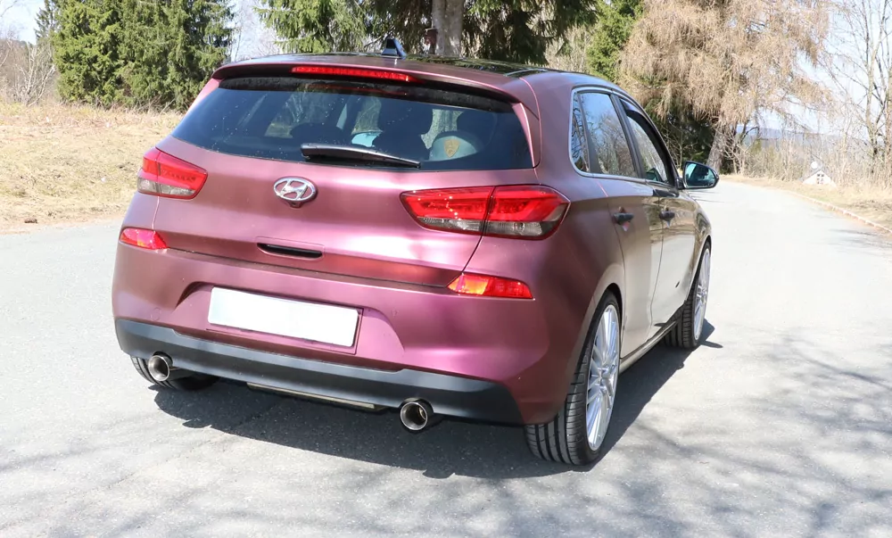 Hyundai i30 PDE  Endschalldämpfer quer Ausgang rechts/links - 1x90 Typ 25 rechts/links