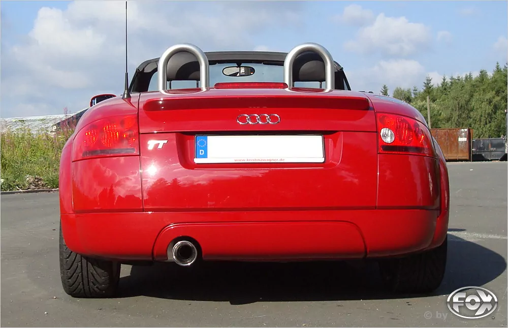 Audi TT 8N - Frontantrieb  Endschalldämpfer - 1x100 Typ 13