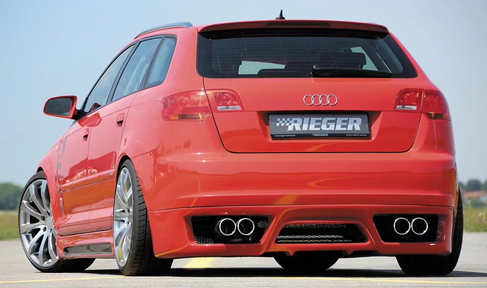 Rieger ESD, links/rechts, seitlich versetzt für Audi A3 (8P) | 5-tür.  A3 (8P) Sportback, 2.0 TFSI, 2.0 TDI 125kW