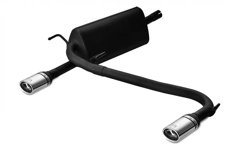 Ulter Sportauspuff für Opel Astra H Diesel HATCHBACK 2004-2009 - 2 Duplex Endrohre Oval 95×65
