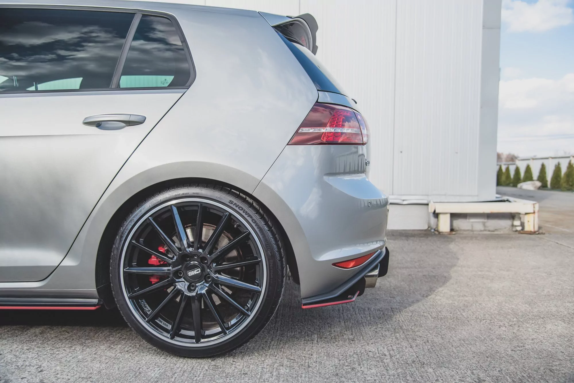 Robuste Racing Heck Ansatz Flaps Diffusor Für L + R V.1 VW Golf 7 GTI
