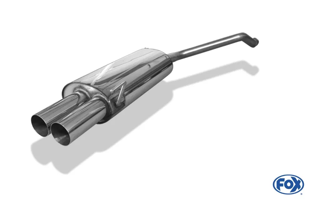 Audi 80 Typ B4 Limousine & Avant  Endschalldämpfer zweiflutig - 2x76 Typ 10