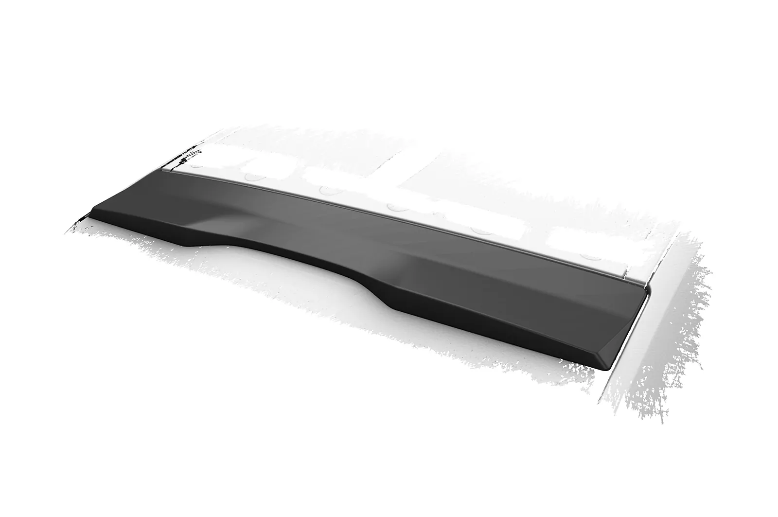 Heckscheibenblende für Polestar 2 HSB117 Schwarz Strukturiert