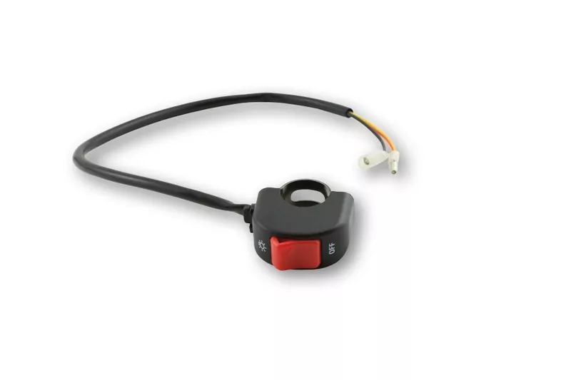 SHIN YO Universal light switch ON/OFF, with clamp for handlebar mounting