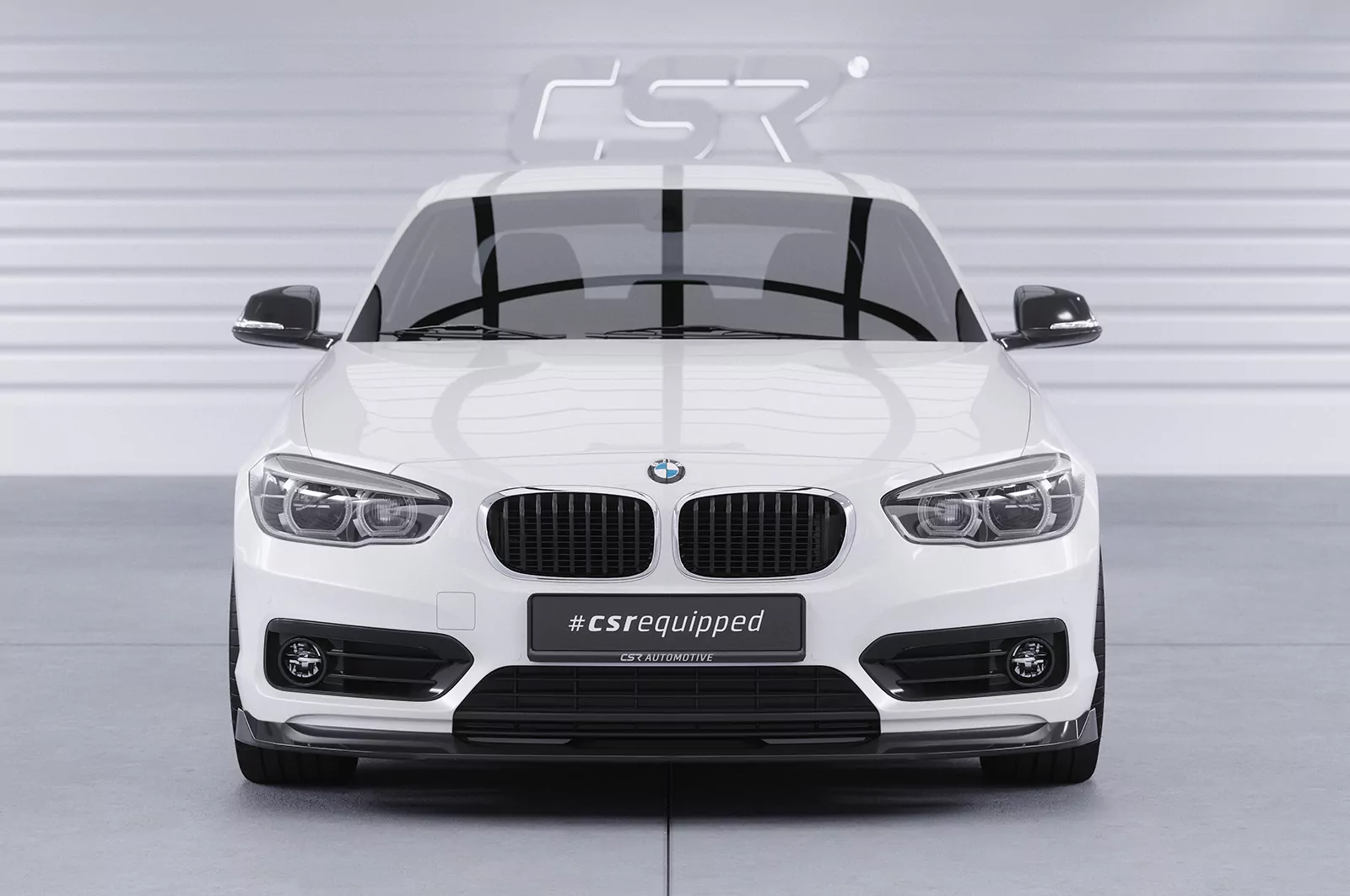 Cup-Spoilerlippe mit ABE für BMW 1er F20/F21 LCI CSL639 Schwarz Strukturiert