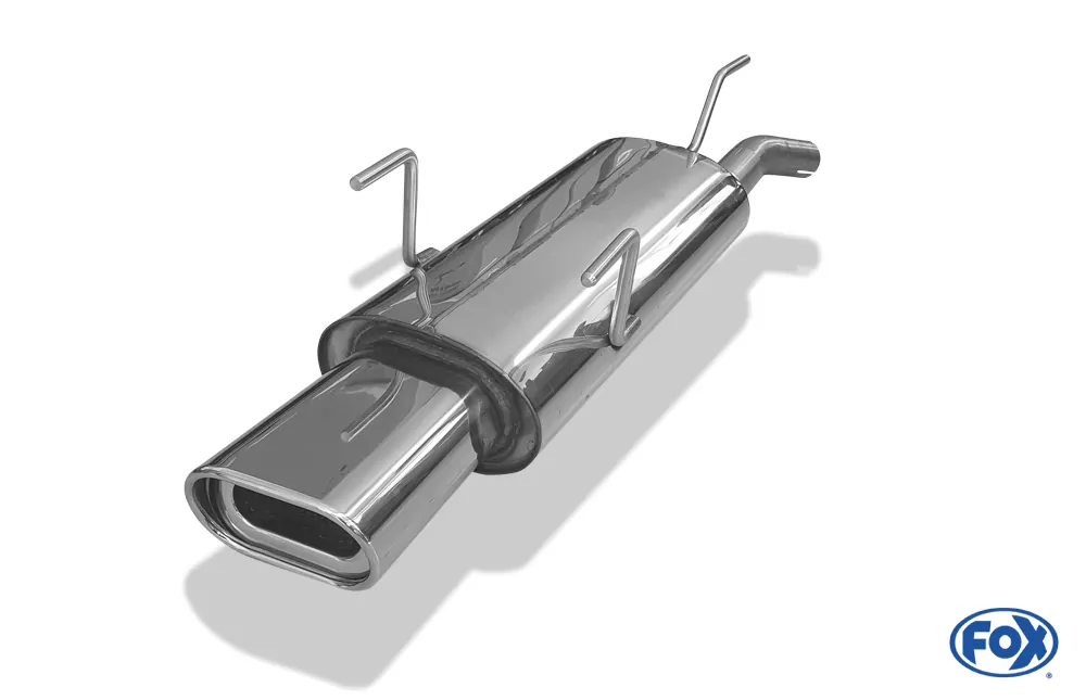 Opel Astra F Caravan  Endschalldämpfer 3-Punkt-Aufhängung - 135x80 Typ 53