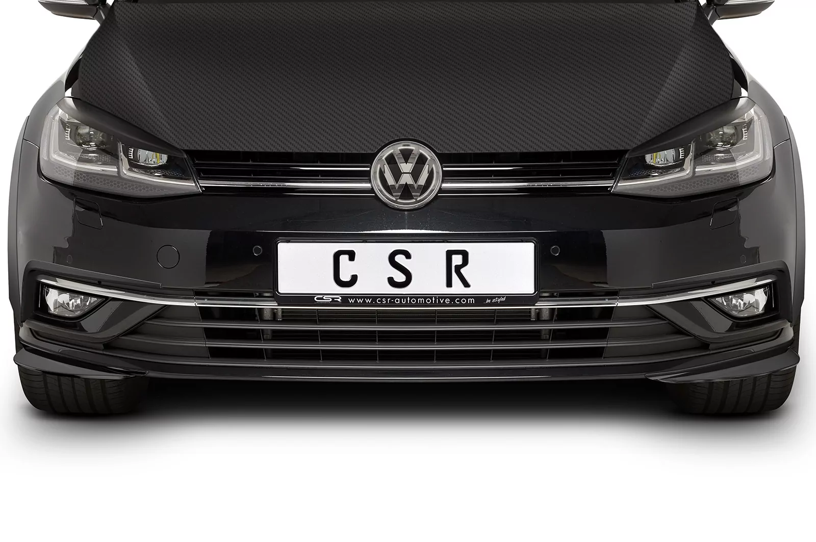 Frontansatz für VW Golf 7 Basis Lackierfreundlich (schwarz matt)