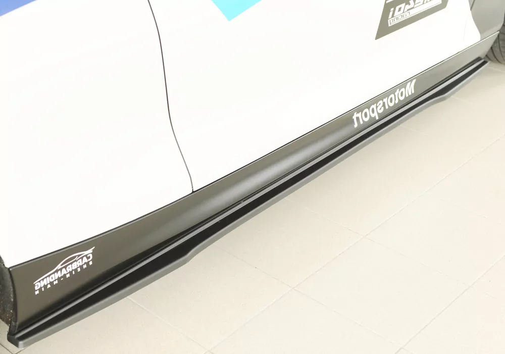 Rieger Seitenschweller rechts ansatz matt schwarz für BMW 2er F23  (1C) Cabrio 07.17- (ab Facelift) LCI