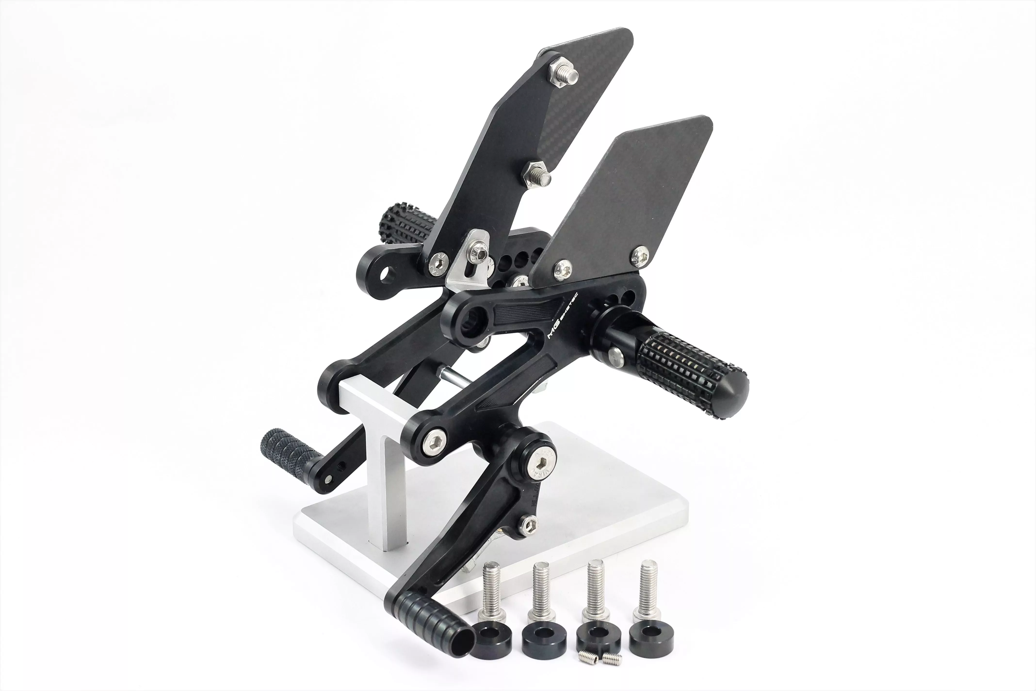 MG Biketec Sportfussrastenanlage / Rastenanlage / Fußrastenanlage mit ABE, gültig in D - A - CH für Yamaha YZF-R7 ab 2021