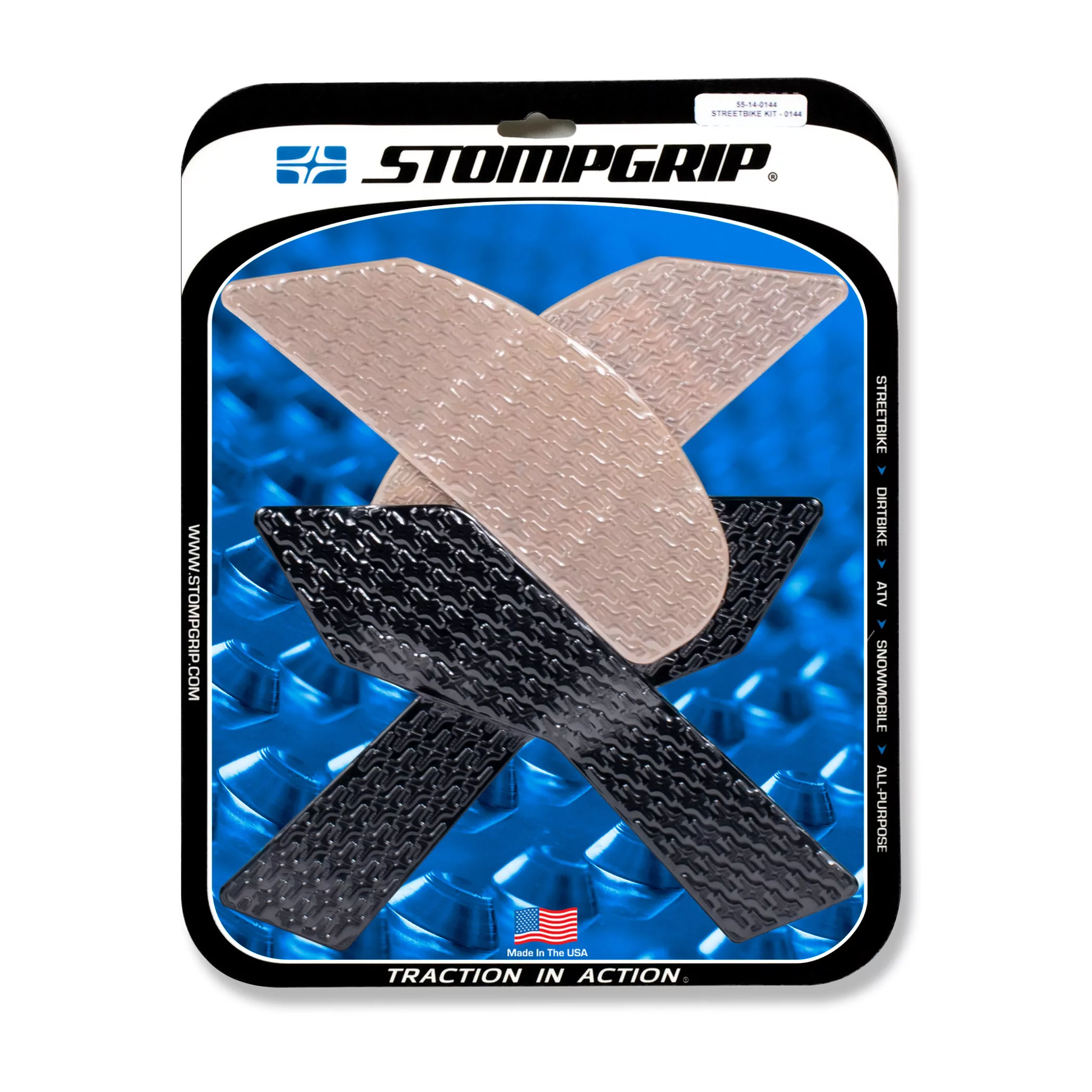 Stompgrip Traction Pad Icon für Kawasaki Z900 17-22 Hybrid