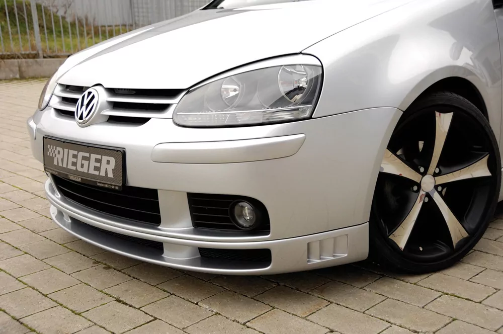 Rieger Spoilerlippe für VW Golf 5 - 5-tür.  nicht für GTI carbon optik