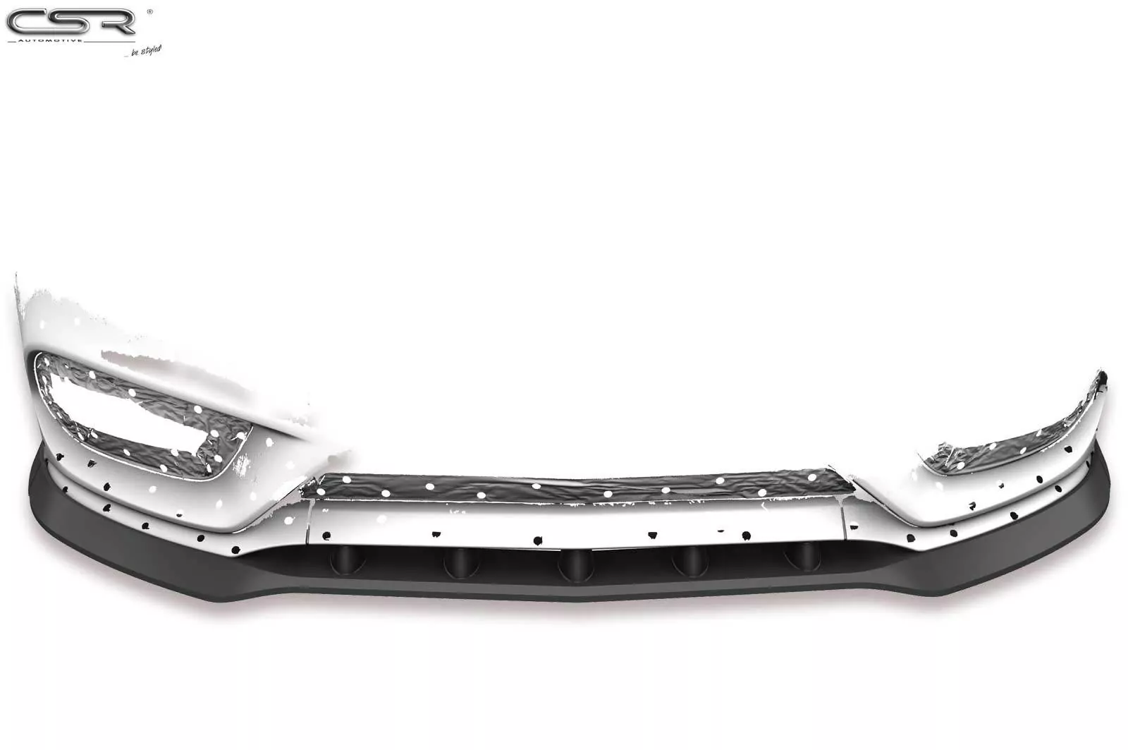 Cup-Spoilerlippe mit ABE für Mercedes C-Klasse 205 AMG-Line CSL408-M Carbon Look (matt)