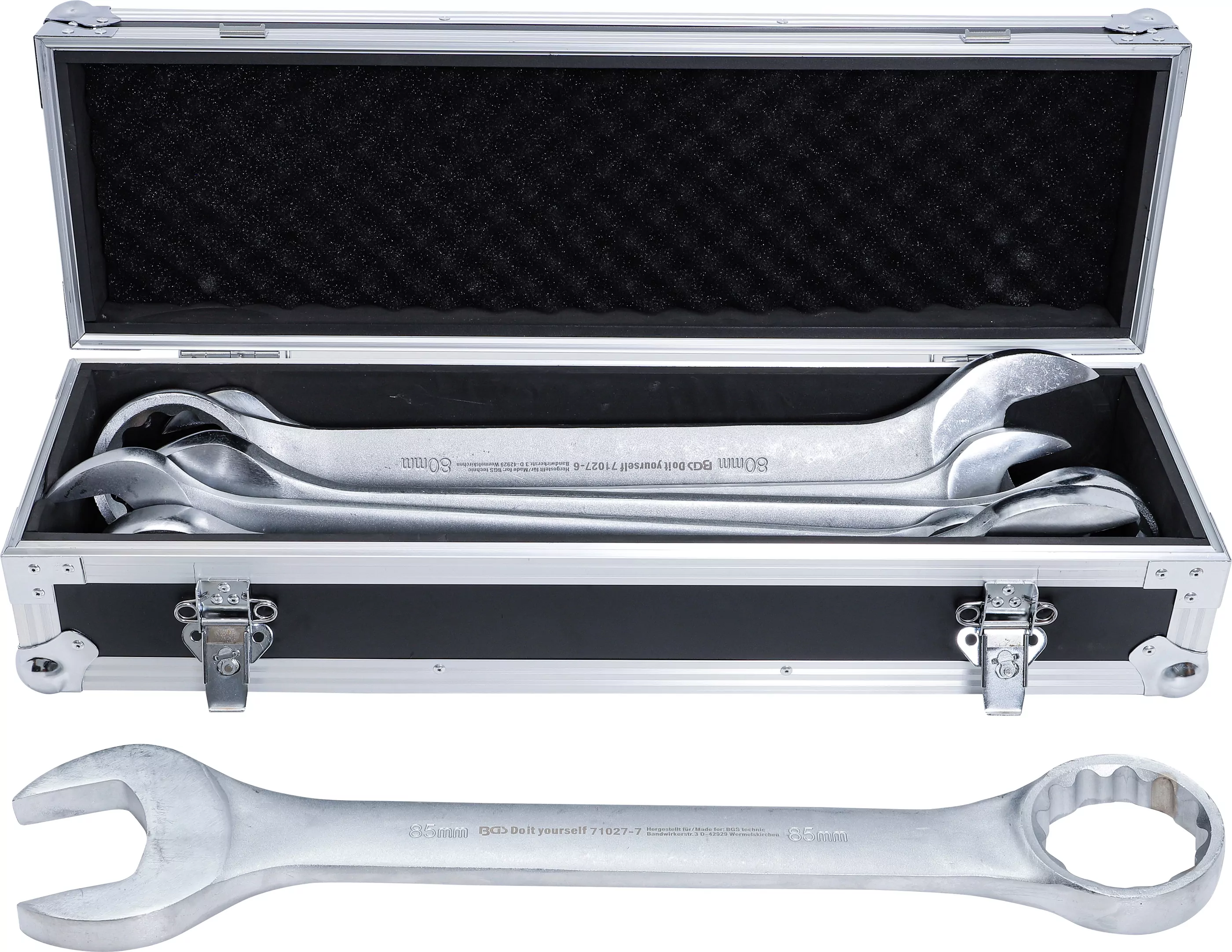 Maul-Ringschlüssel-Satz | XXL | SW 55 - 85 mm | 7-tlg.