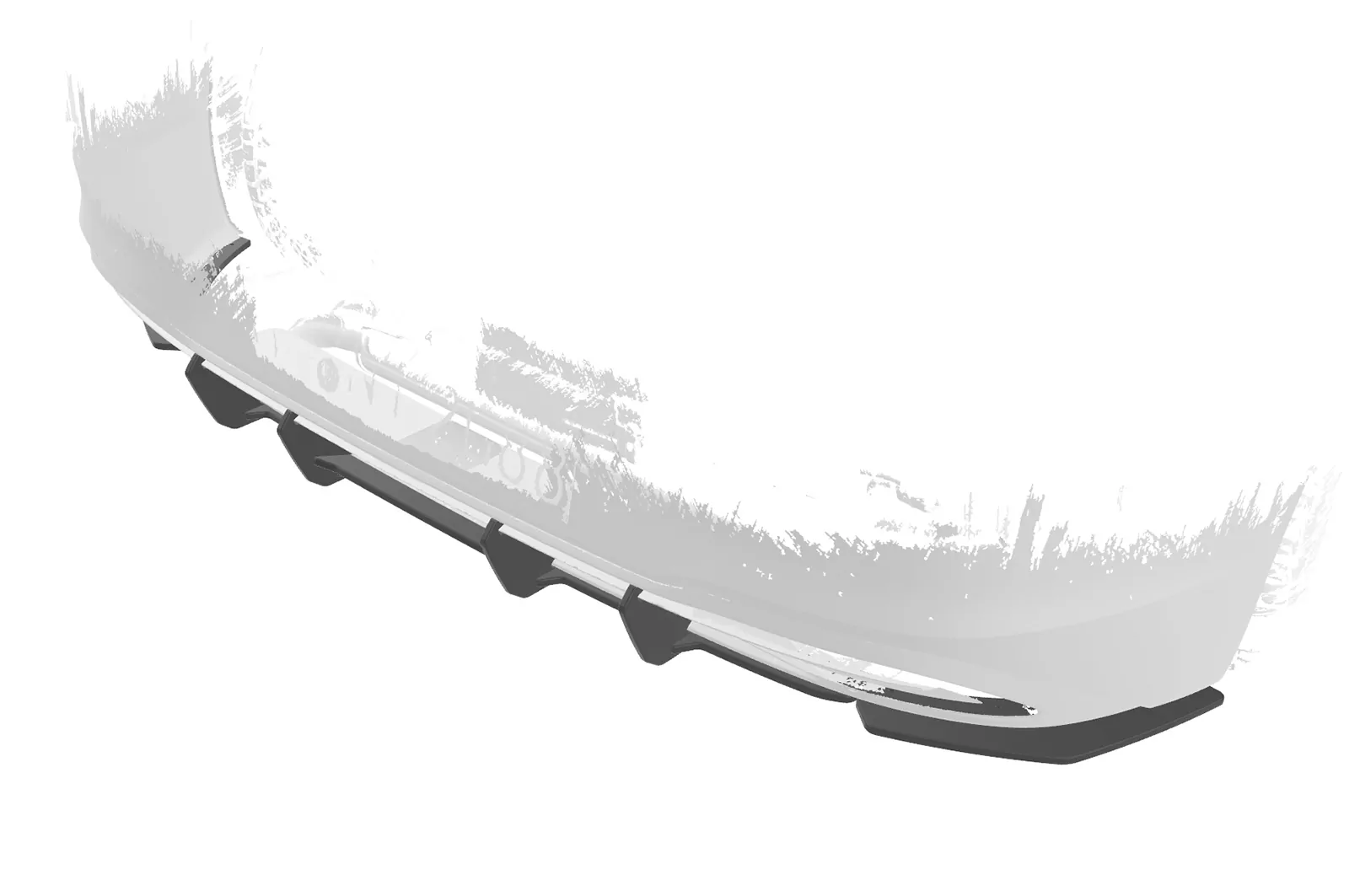 Racing Diffusor / Heckansatz für VW Golf 8 (Typ CD) Life HA410