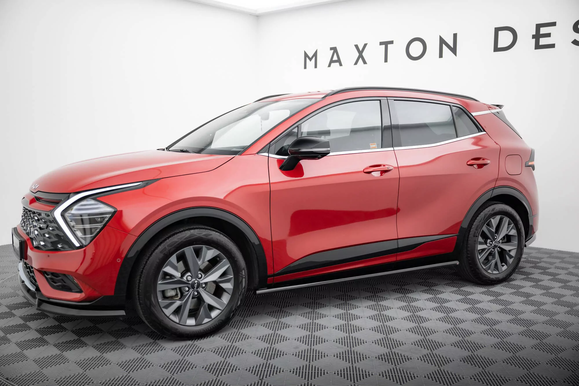 Seitenschweller Ansatz Für Kia Sportage GT-Line Mk5 Schwarz Hochglanz