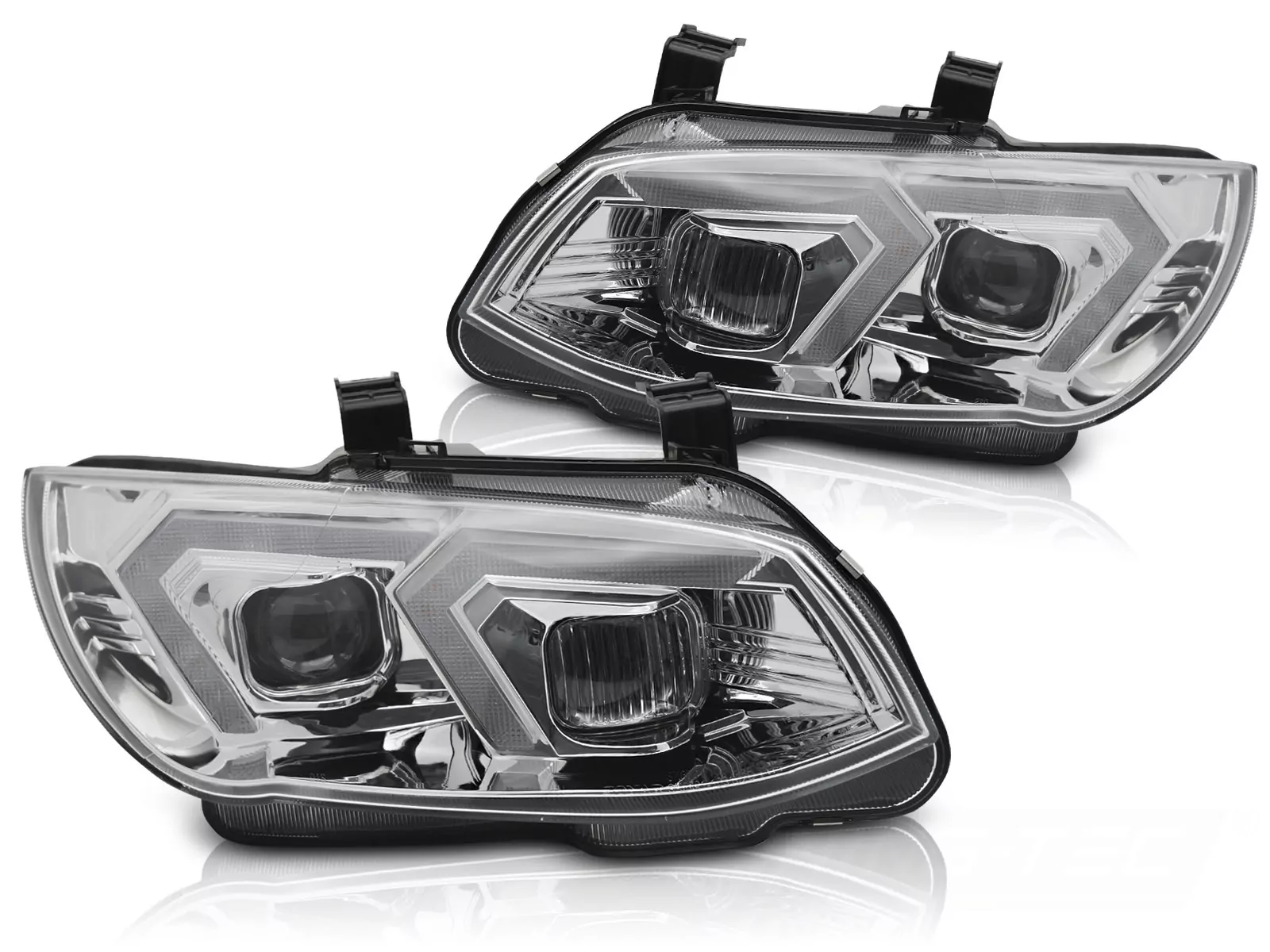 Full Led Headlights Chrome Fits Bmw E92 / E93 Lci 10-13
