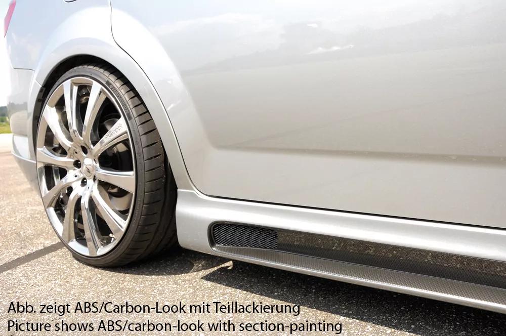 Rieger Seitenschweller rechts  SG-Design carbon look für Ford Mondeo (BA7) Lim. 03.07-09.10 (bis Facelift)