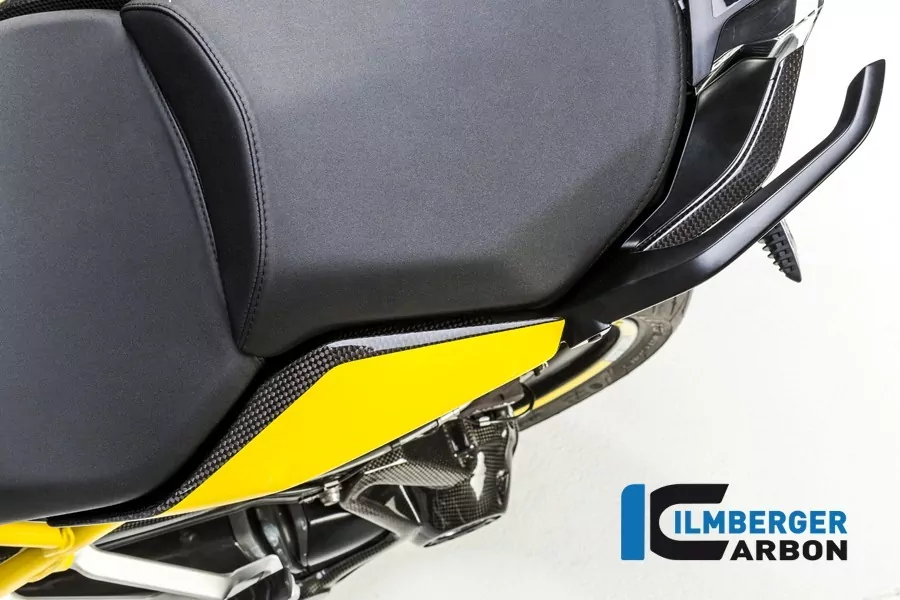 Ilmberger Carbon Seitendeckel am Sitz links Carbon