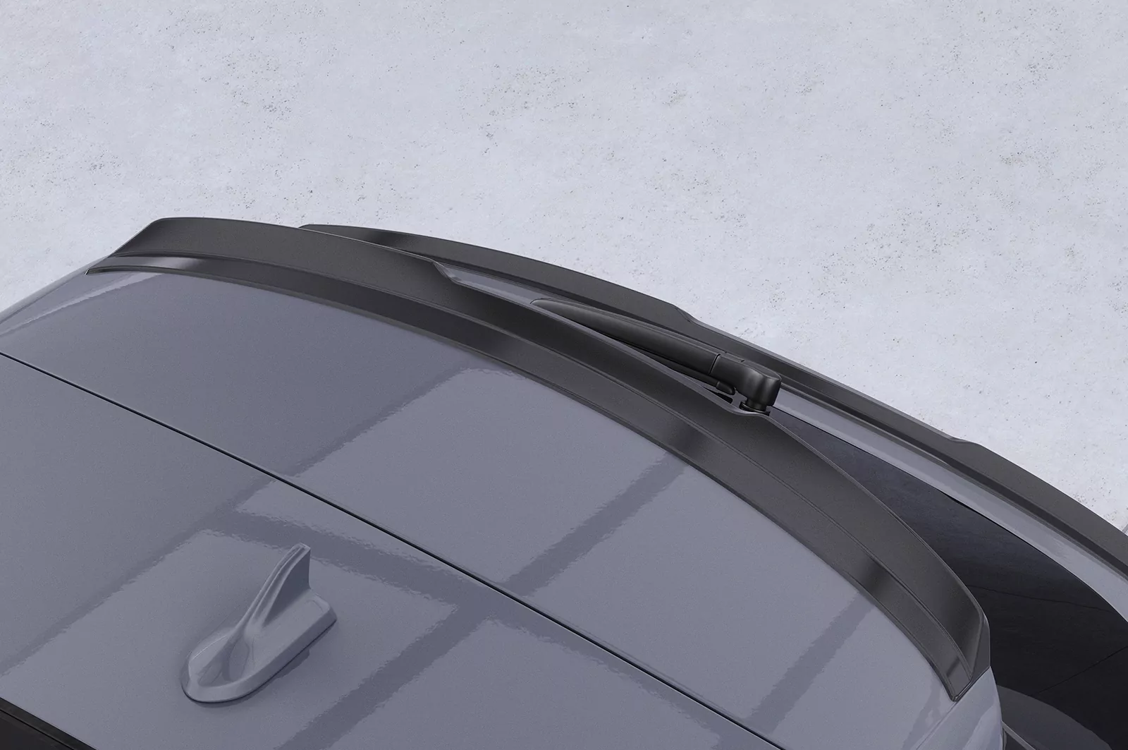 Heckflügel mit ABE für Seat / Cupra Leon 4 (Typ KL) ST HF150 Schwarz Strukturiert