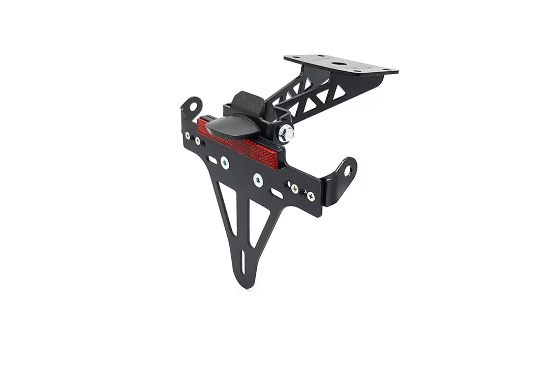 alpha Technik Kennzeichenhalter für Yamaha MT-07, TYP RM33, RM34, Modelljahr 2021-