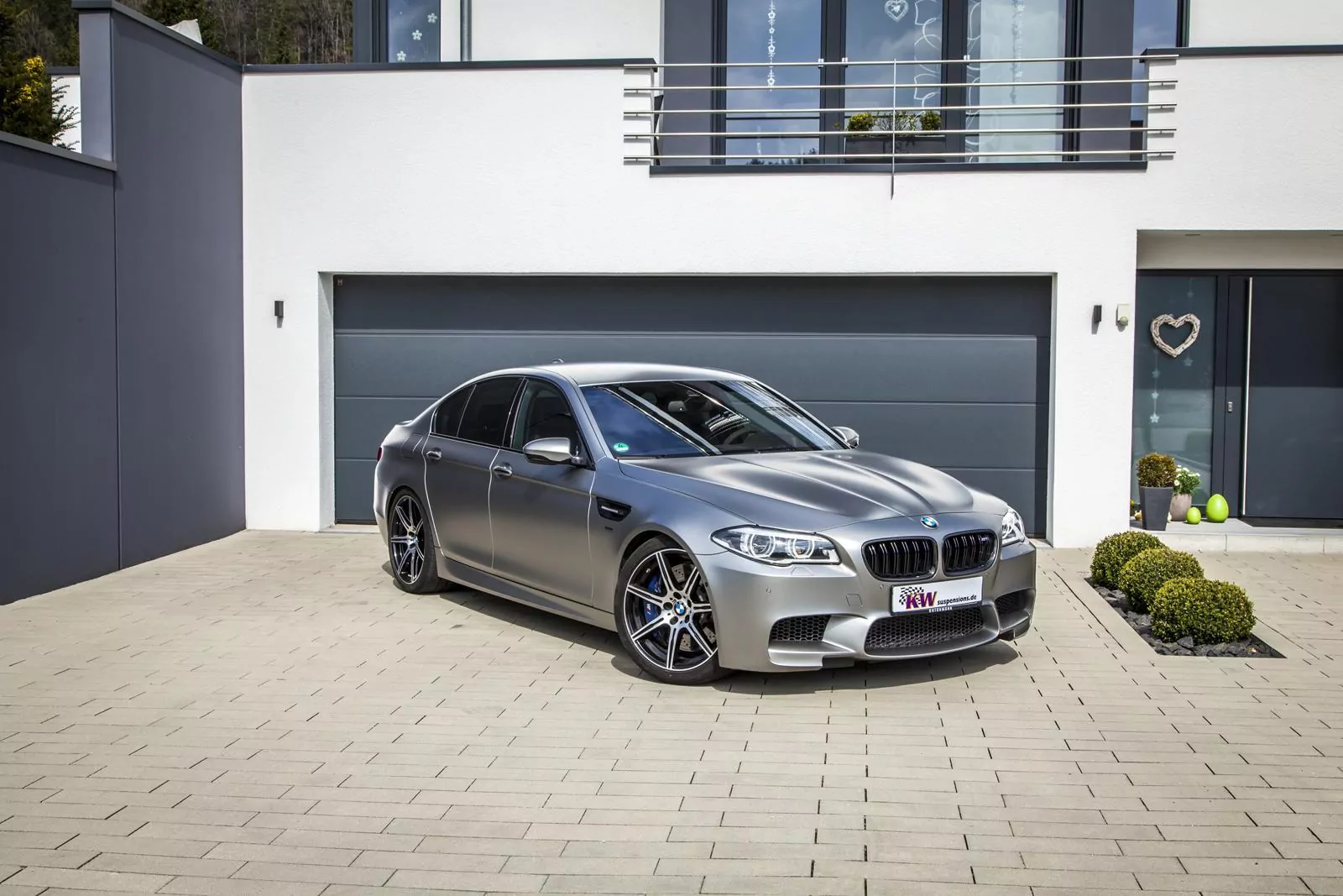 KW Gewindefahrwerk V3 inox (inkl. Stilllegung f. elektr. Dämpfer) BMW 6er Gran Coupe (F06) 6C, M5/M6 03/2012-10/2018