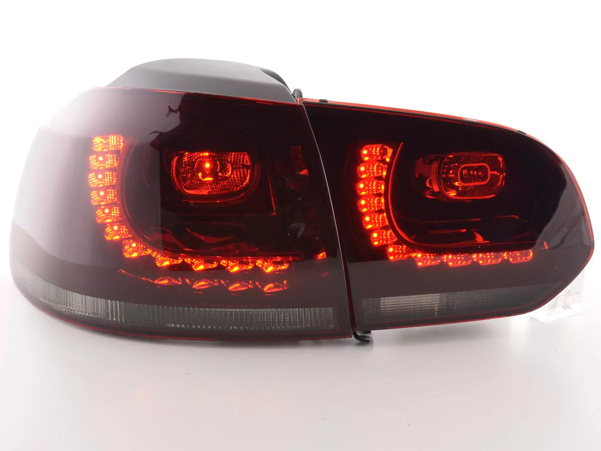 LED Rückleuchten Set VW Golf 6 Typ 1K Bj. 2008-2012 rot/schwarz GTI-Look
