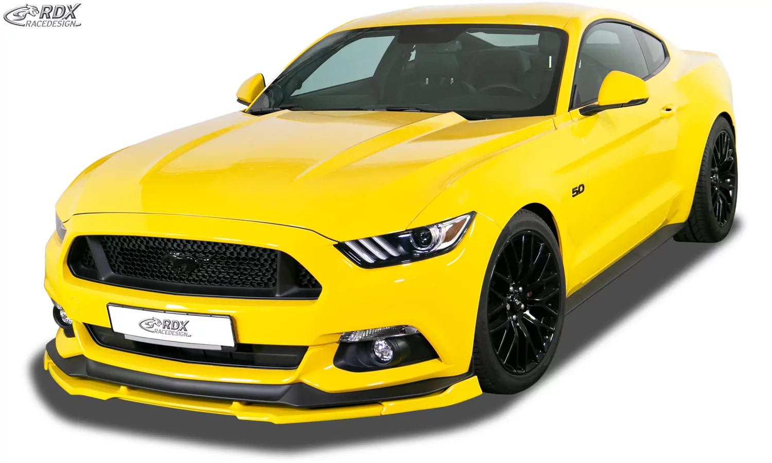 RDX Frontspoiler VARIO-X für FORD Mustang VI (2014-2018) Frontlippe Front Ansatz Vorne Spoilerlippe