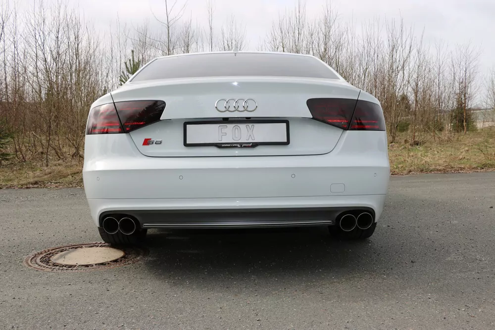Audi S8 Typ 4H  Endschalldämpfer rechts/links zweiflutig - 2x90 Typ 25 rechts/links