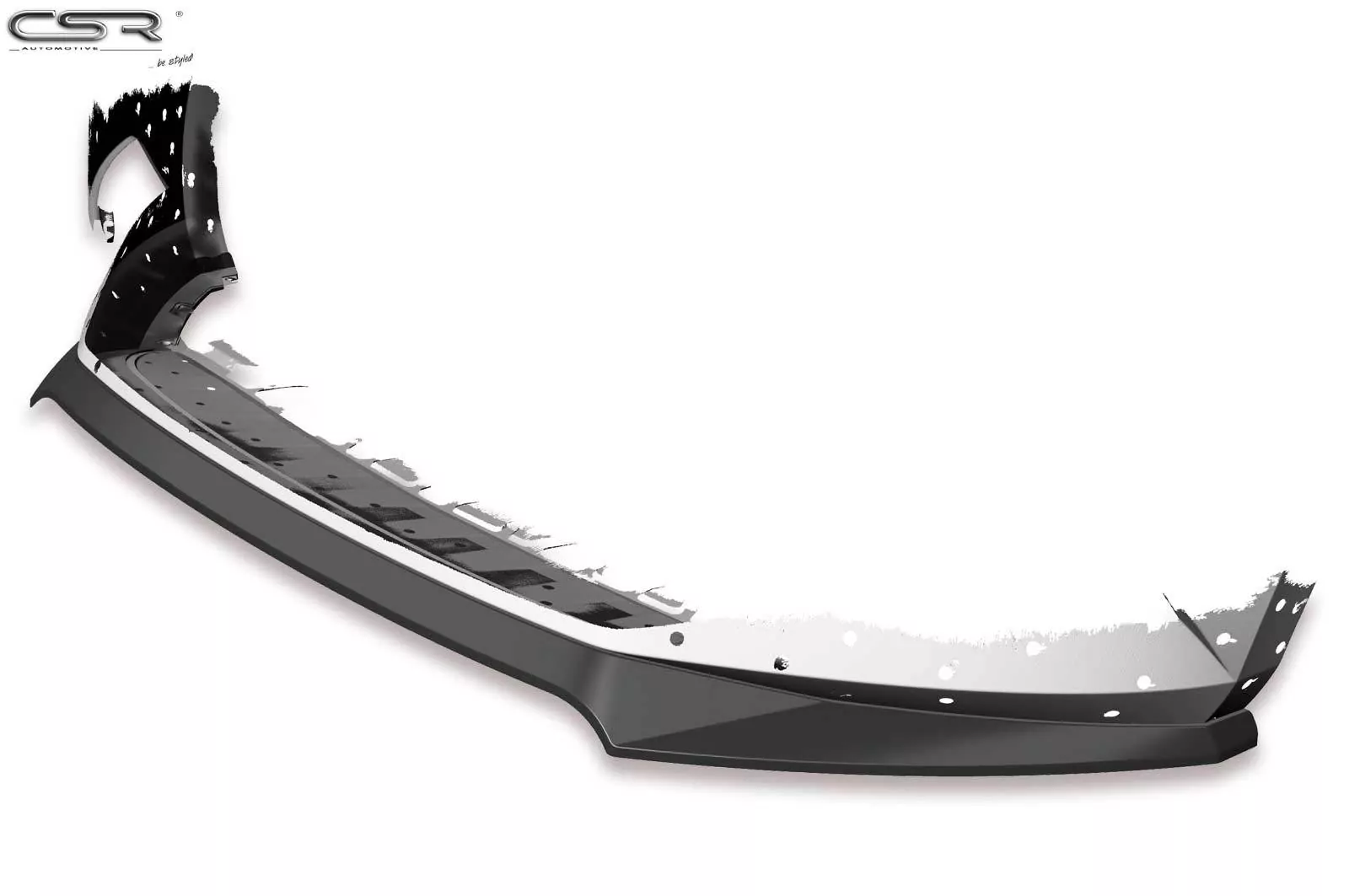 Cup-Spoilerlippe mit ABE für Skoda Superb III (Typ 3V) CSL401-M Carbon Look (matt)