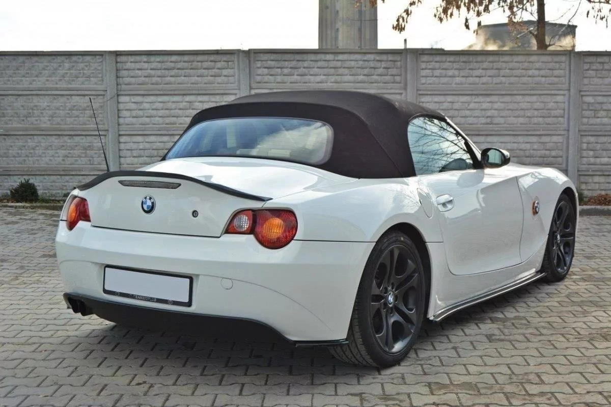 Heck Ansatz Flaps Diffusor Passend Für Diffusor Passend Für BMW Z4 E85 / E86 Vor FL Schwarz Hochglanz Schwarz Hochglanz