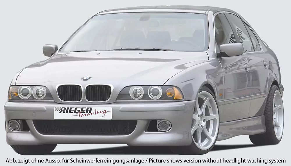Rieger Spoilerstoßstange M5-Look für BMW 5er E39 - Lim. 12.95-12.02 carbon optik