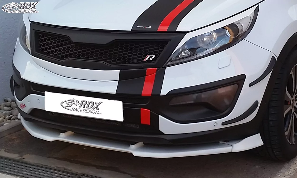 RDX Frontspoiler VARIO-X für KIA Sportage (SL) Frontlippe Front Ansatz Vorne Spoilerlippe