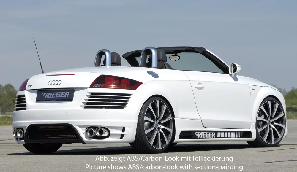 Rieger Seitenschweller rechts    carbon look für Audi TT (8J) Roadster 09.06-