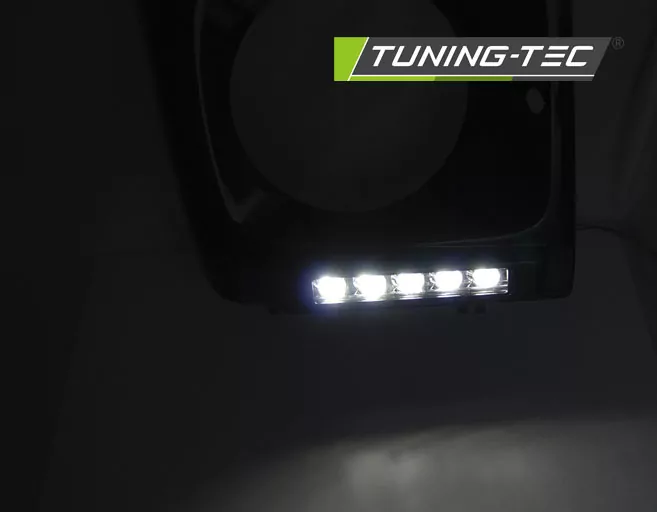 HEADLIGHTS FRAME LED DRL BLACK fits MERCEDES W461,W463 01-12  