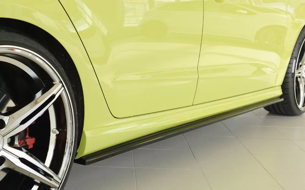 Rieger Seitenschwelleransatz für Audi A3 S3 (8V) | 5-tür. (Sportback 8VA) 05.13-08.16 (bis Facelift) für S-Line-Schweller / S3-/ RS3-Schweller