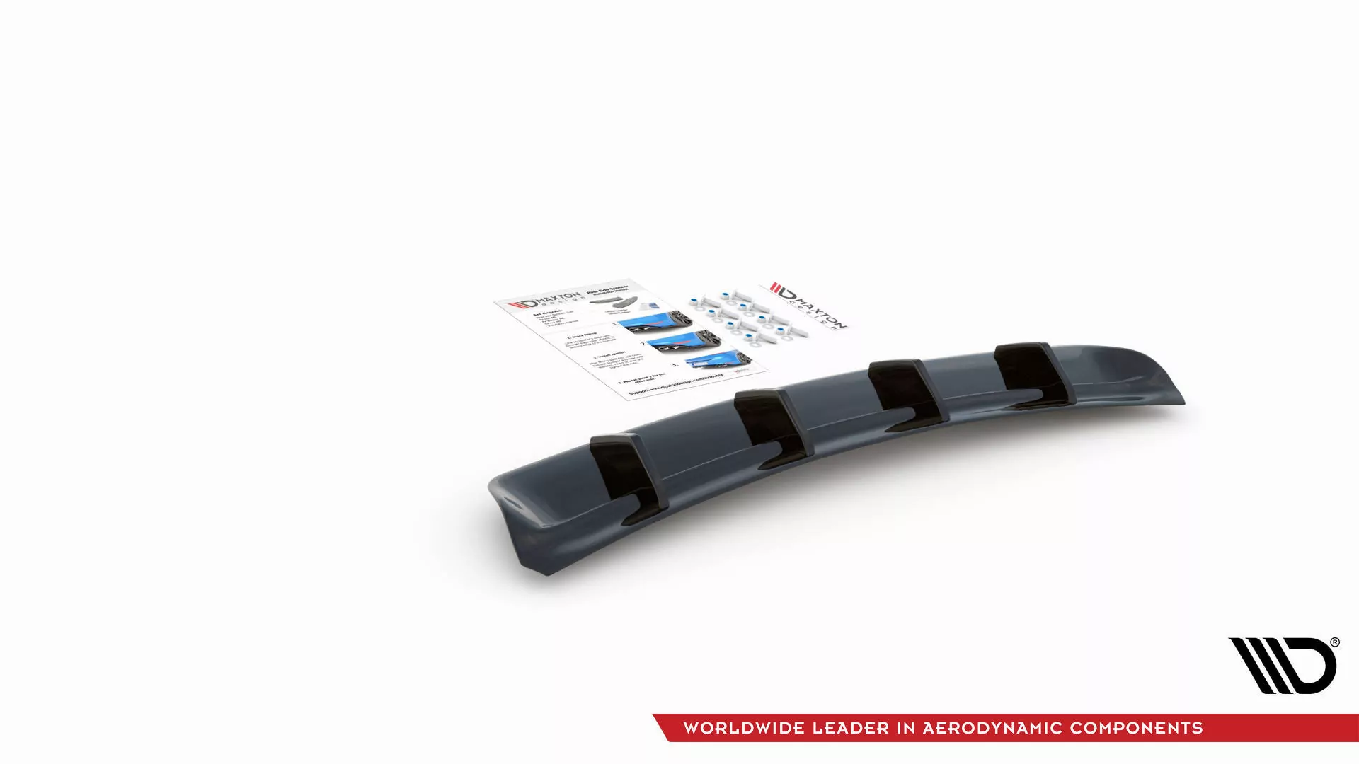 Diffusor Heck Ansatz Für Maserati Ghibli Mk3 Schwarz Hochglanz