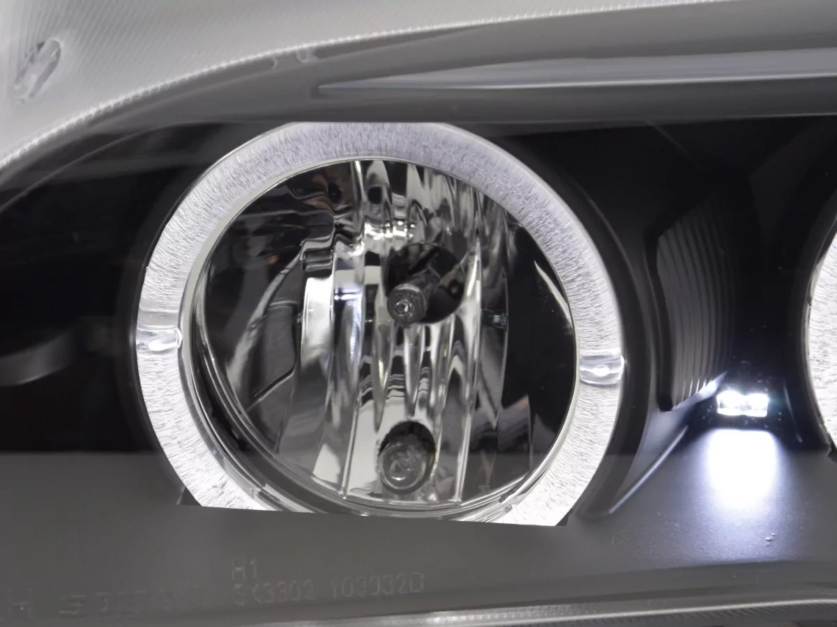 Scheinwerfer Set BMW 3er E46 Coupe/Cabrio Bj. 03-05 schwarz